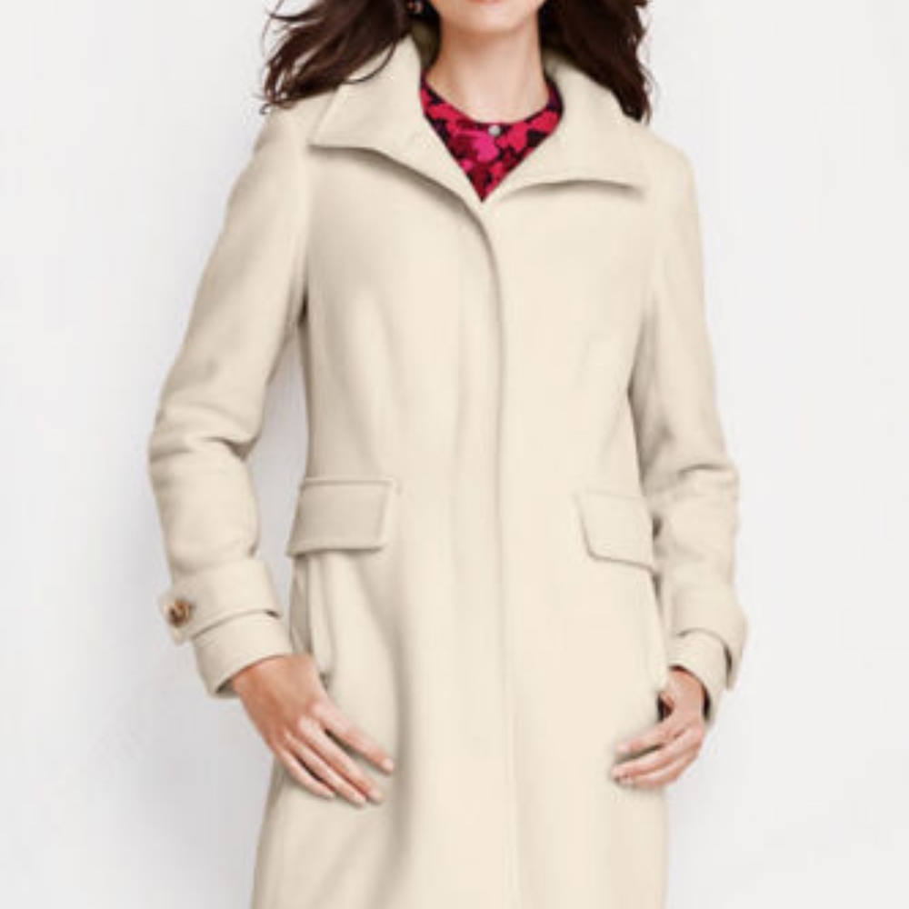 Lands' End Women's Regular Luxe Wool & Cashmere Co